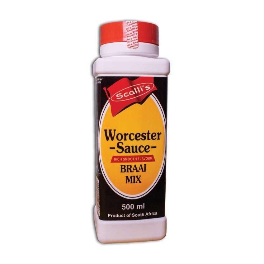 Scalli&#39;s Worcester Sauce - Braai Mix 500ml