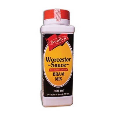 Scalli's Worcester Sauce - Braai Mix 500ml
