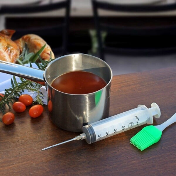 LKs Basting Set (Pot, Brush &amp; Injector)