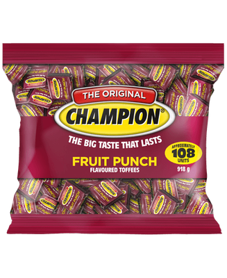 Champion Toffee - Fruit Punch (108s) 918g