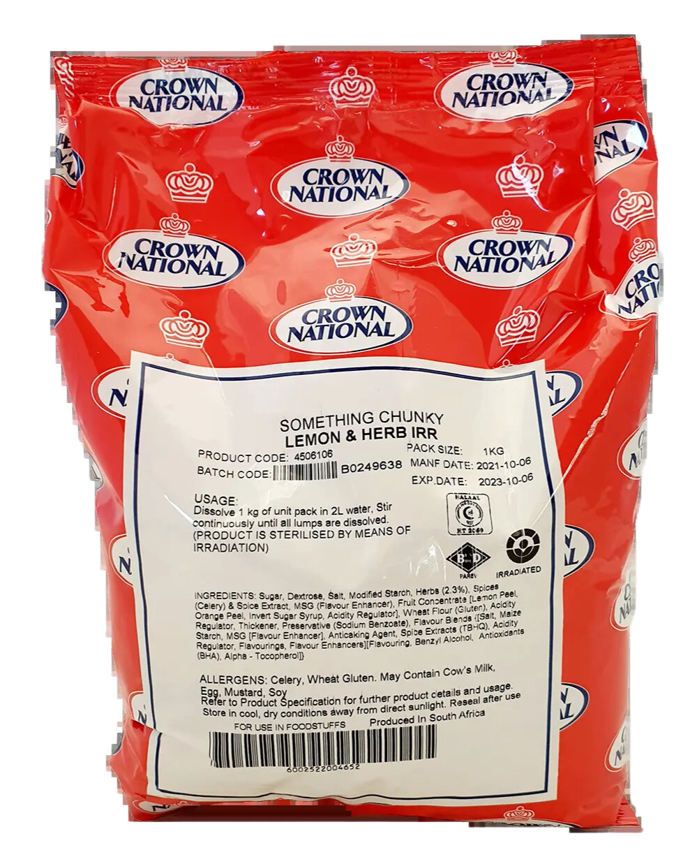 Crown National Seasoning - Something Chunky - Lemon &amp; Herb 1kg
