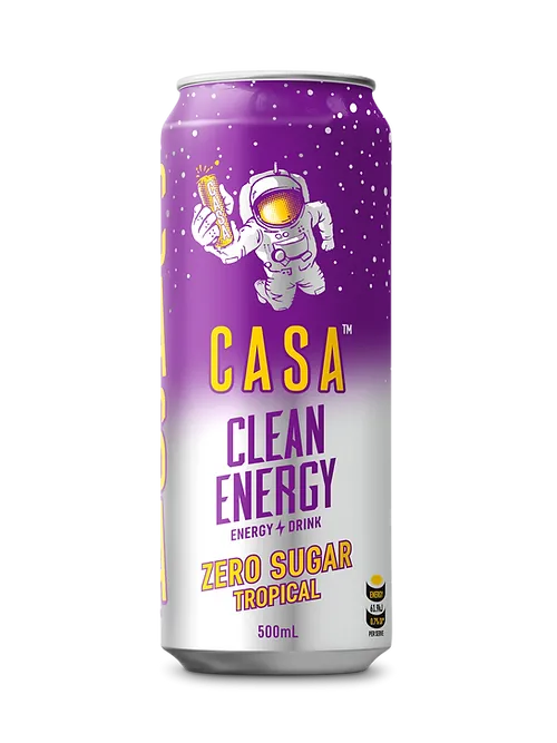 Casa Clean Energy Drink - Tropical ZERO Sugar