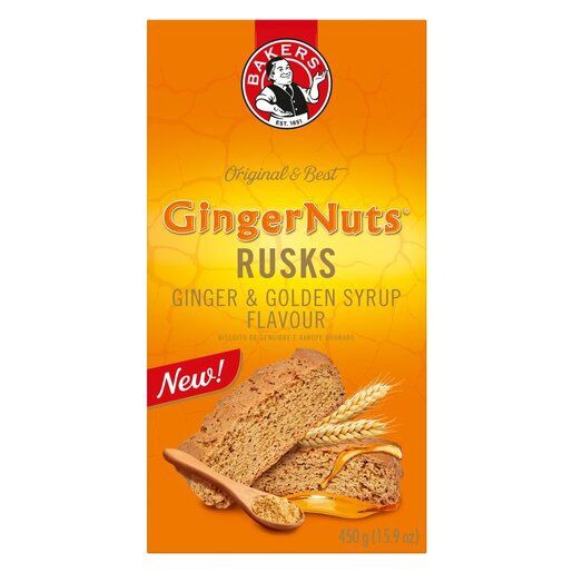 Bakers Gingernut Rusks 450g