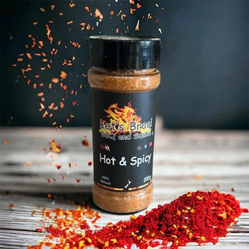 Let&#39;s Braai BBQ &amp; Smoke - Hot &amp; Spicy 200g