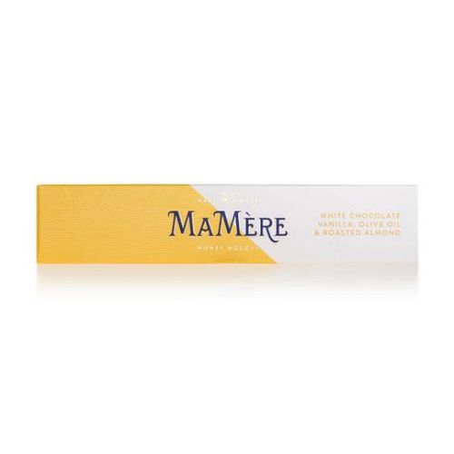 Ma Mere White Chocolate Vanilla &amp; Olive Oil Almond Nougat Bar 100g