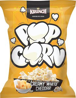 Krunch Popcorn - Creamy White Cheddar 90g
