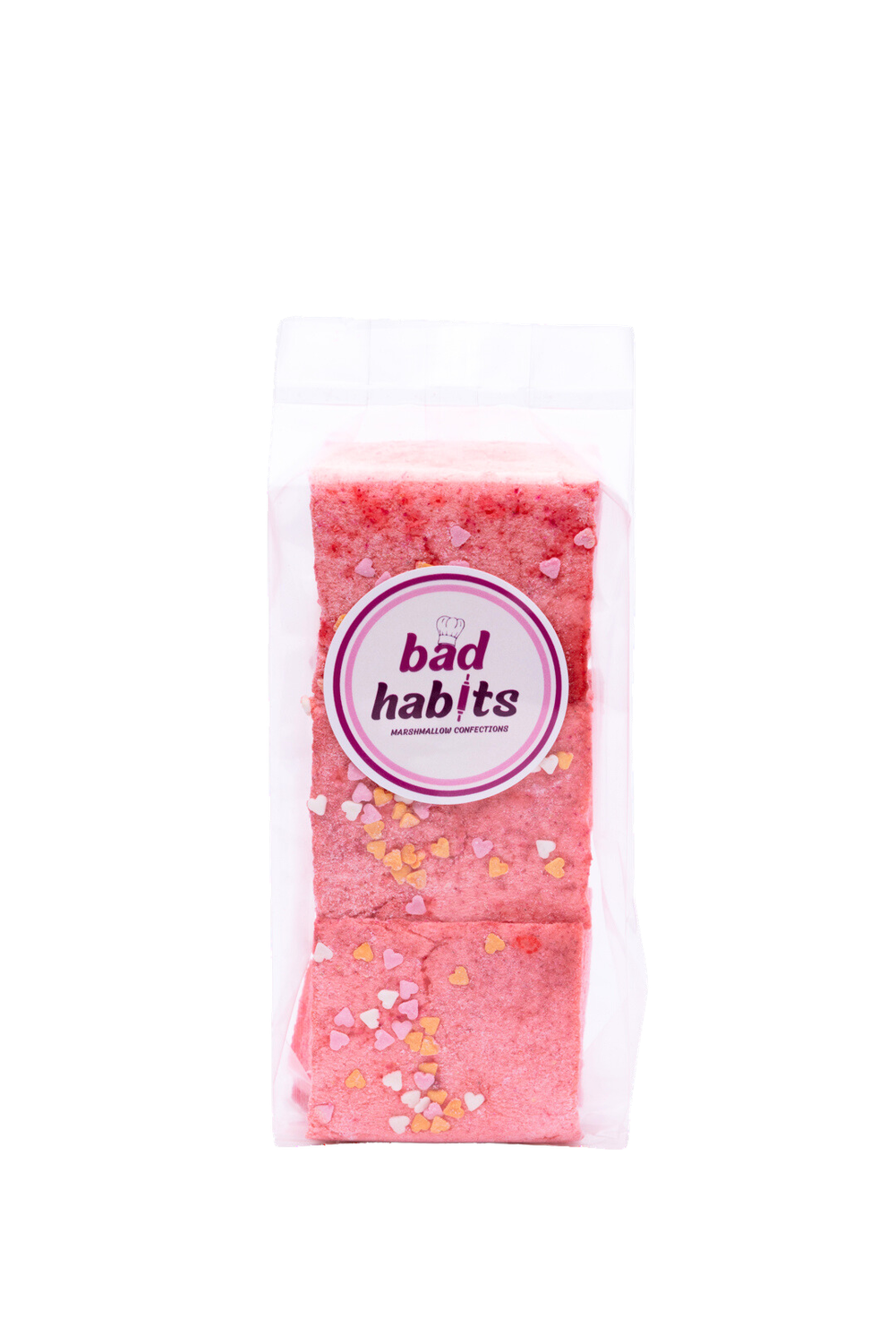 Bad Habits Confections - Raspberry Sherbet Marsmallow