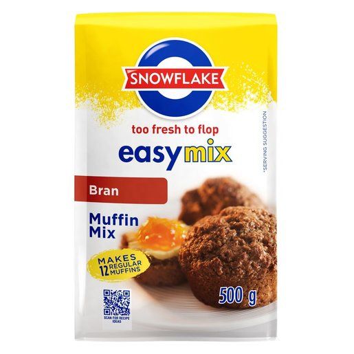 Snowflake Muffin Mix Bran 500g