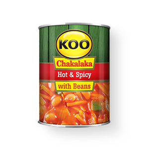 Koo Chakalaka Hot &amp; Spicy with Beans 410g