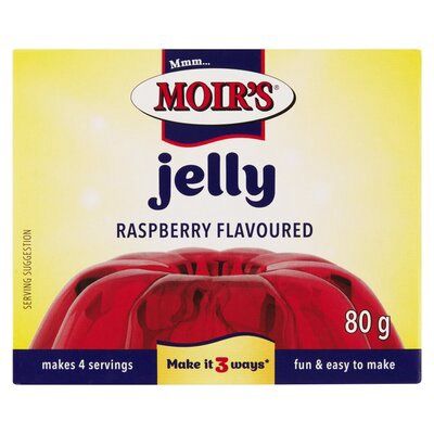 Moir&#39;s Jelly Raspberry 80g
