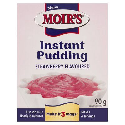Moir&#39;s Instant Pudding Strawberry 90g