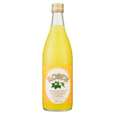 Roses Passionfruit Cordial 750ml