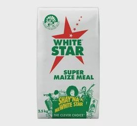 White Star Maize Meal, Size: 2.5kg
