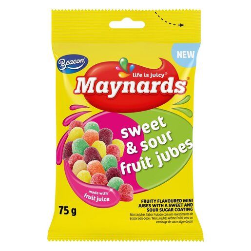 Maynards Sweet &amp; Sour Jubes 60g