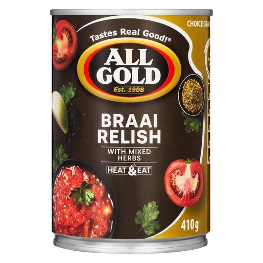 All Gold Braai Relish - Mixed Herbs 410g