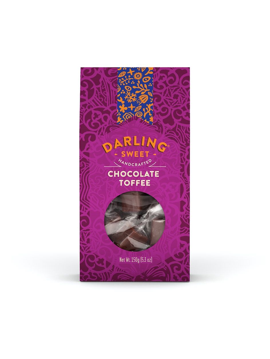 Darling Sweets Chocolate Toffee, Size: 150g