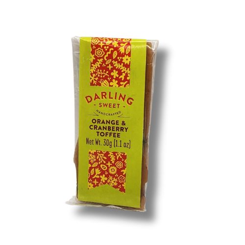 Darling Sweets Orange &amp; Cranberry Toffee Bars 30g