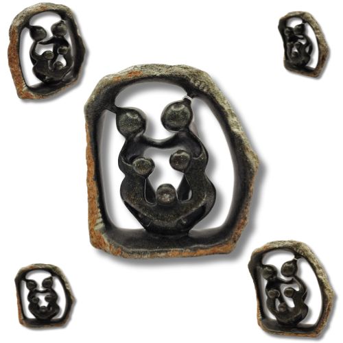 Abstract Stone Families - 3 Kids