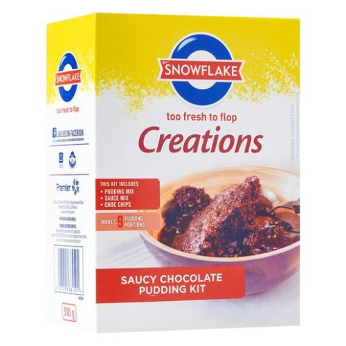 Snowflake Creations - Saucy Chocolate Pudding Kit 400g