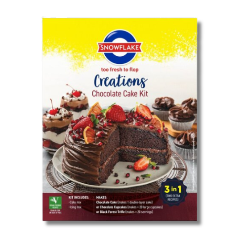 Snowflake Creations - Chocolate Cake Kit 800g