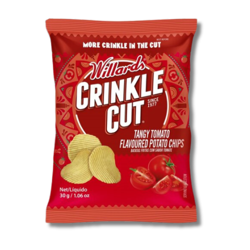 Willards Crinkle Cut - Tangy Tomato 120g