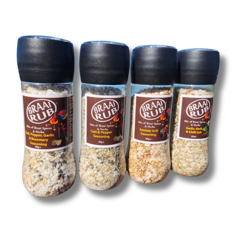 Braai Rub - Smokey Grill Seasoning Grinder - 300g