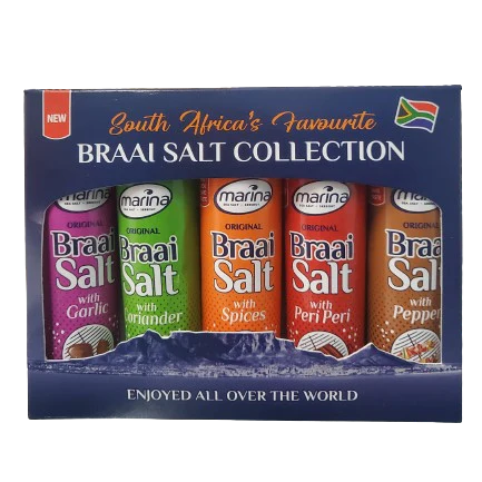 Marina Braai Salt - Collection 5x25g Pack