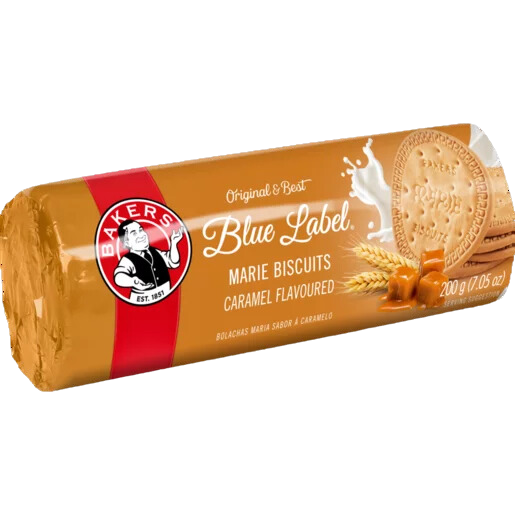 Bakers Marie Biscuits - Caramel 200g