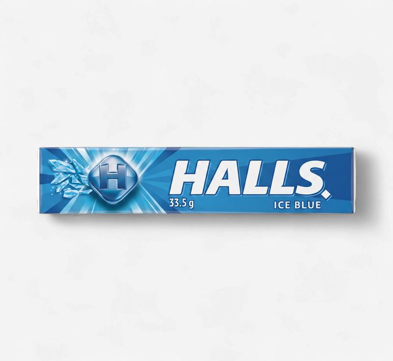 Halls Lozenges - Ice Blue 10's