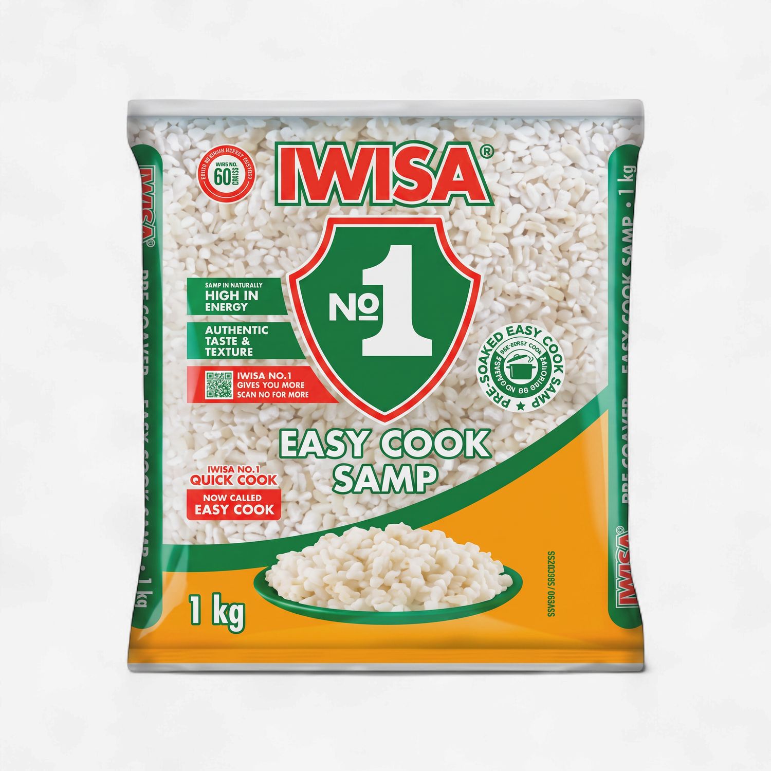 Iwisa Quick Cook Samp 1kg