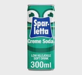 Sparletta Cream Soda, Size: 300ml