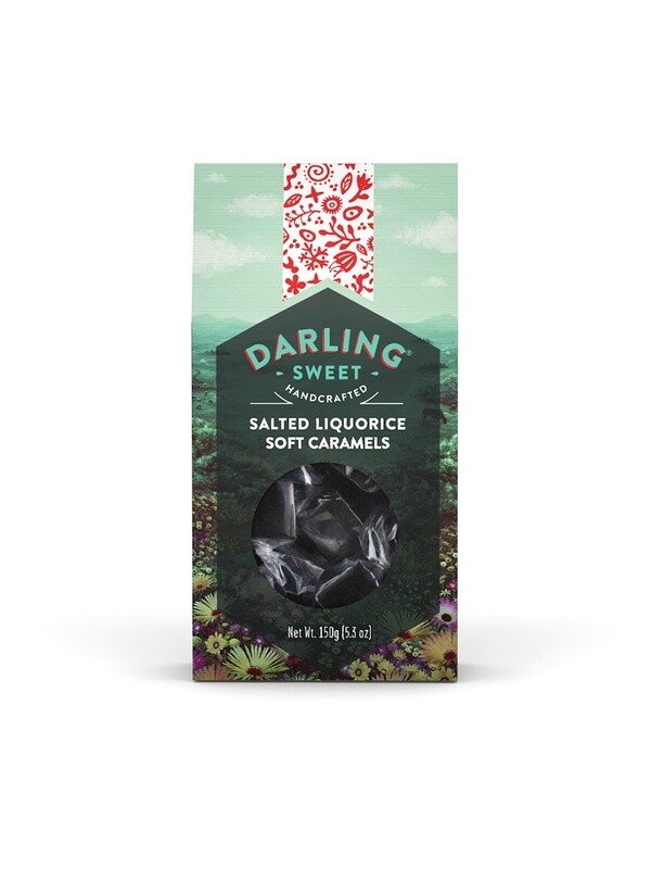 Darling Sweets Salted Liquorice Soft Caramels