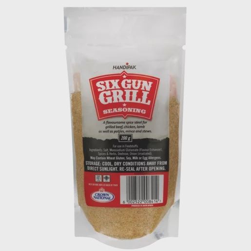 Crown National Six Gun Grill Spice 200g, Size: 200g