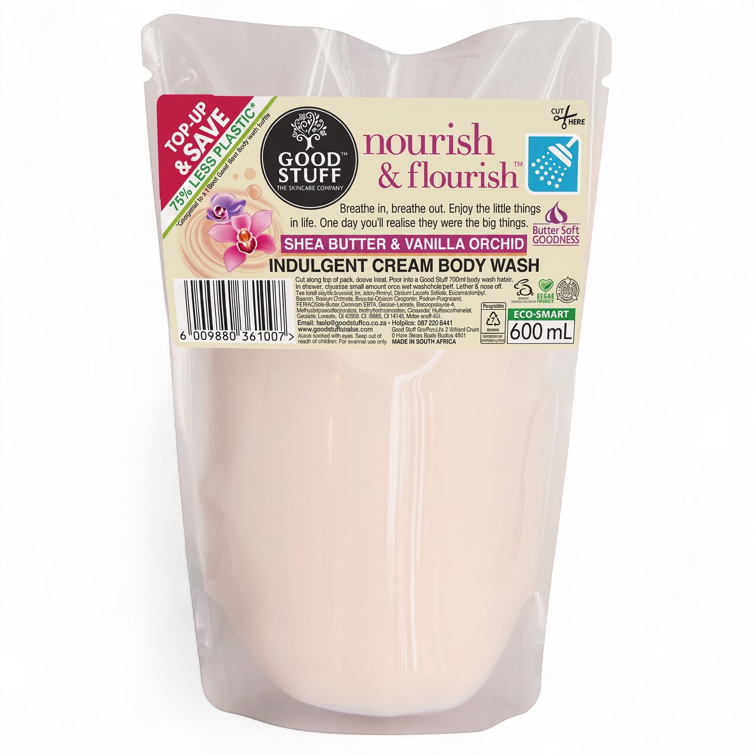 Good Stuff - Nourish &amp; Flourish Body Wash 600ml REFILL