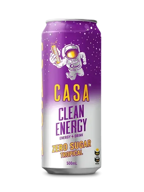 Casa Clean Energy Drink - Tropical ZERO Sugar