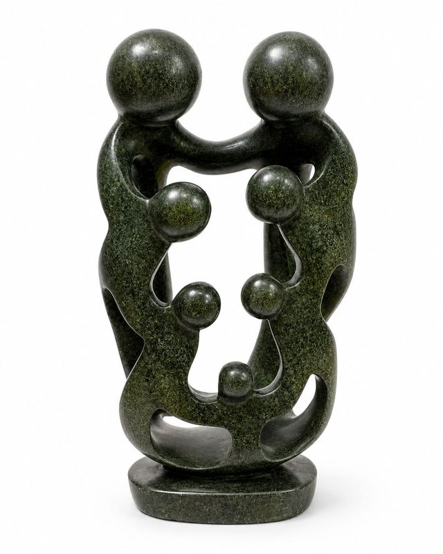 Abstract Stone Families - 5 Kids