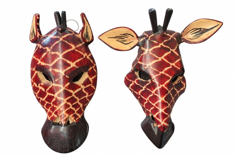 Mask - Giraffe - 18cm