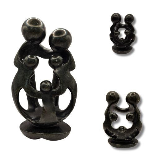 Abstract Stone Families - 3 Kids, Size: 10cm