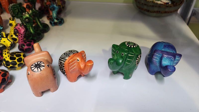Elephant - Stone - Multicolor (Painted)