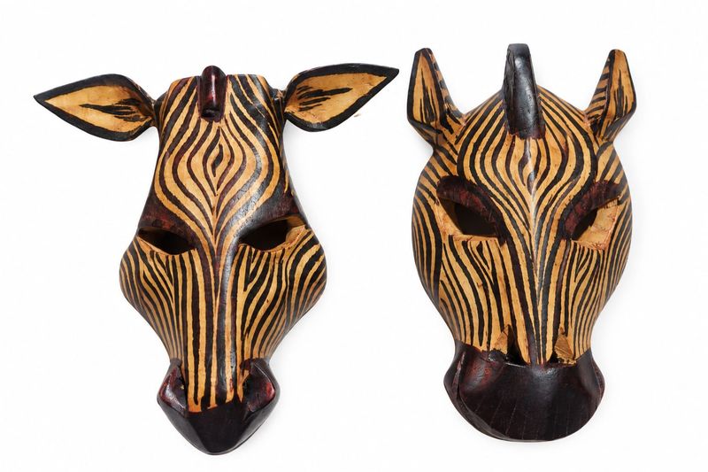Mask - Zebra - 18cm