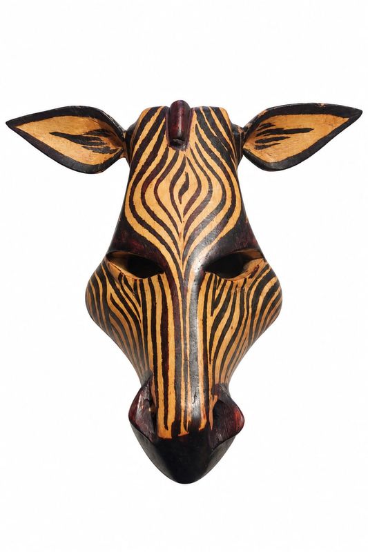 Mask - Zebra - 18cm