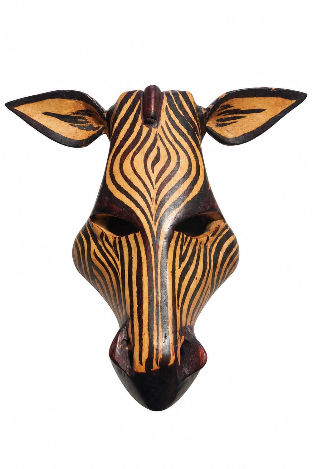 Mask - Zebra - 18cm, Size: Big Ears