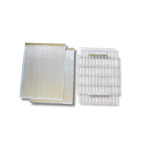 Rusk Baking Combo: 2 Pans + 1 Grid 40*25cm
