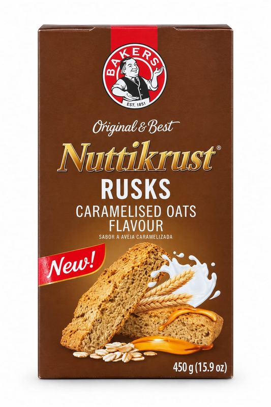 Bakers Nuttikrust Rusks 450g