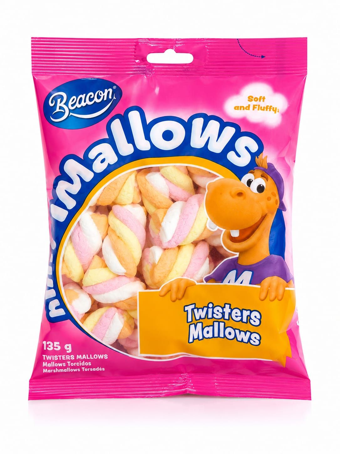 Beacon MmmMallows - Marsmallow - Twisters 135g