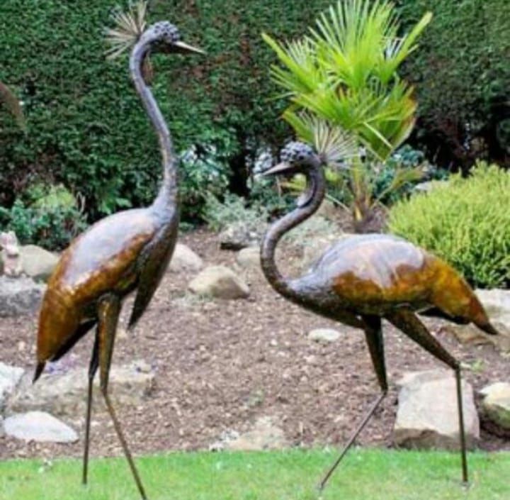 Crane Bird Sculpture