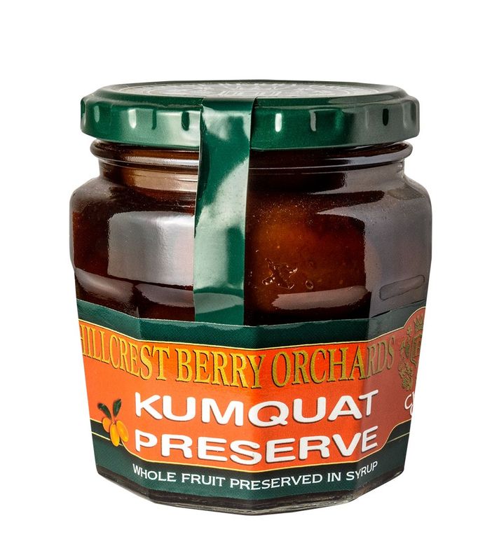 Hillcrest Berry Jams - Kumquat Preserve 330g