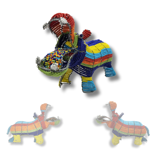 Hippo - Rainbow Stripes - Various Sizes