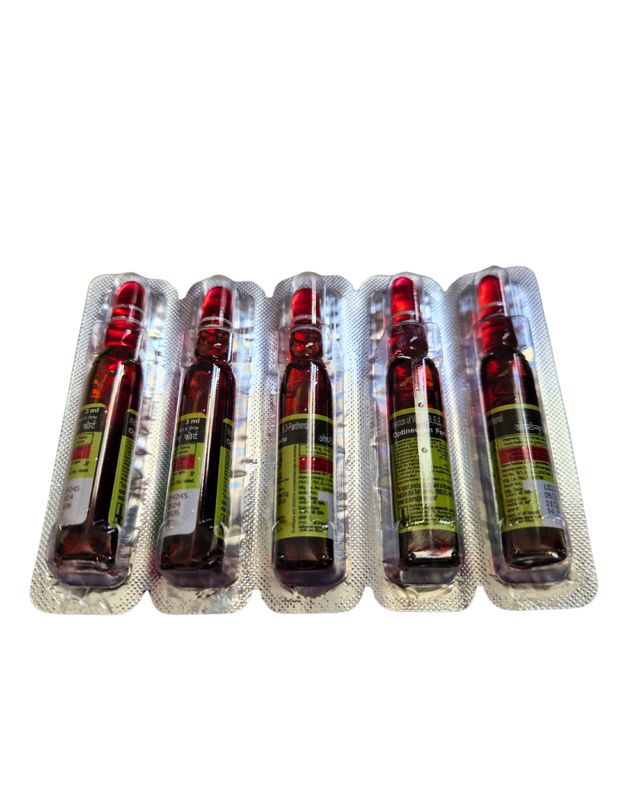 B Vitamin Injections: B1, B5, B6 and B12 Ampoules