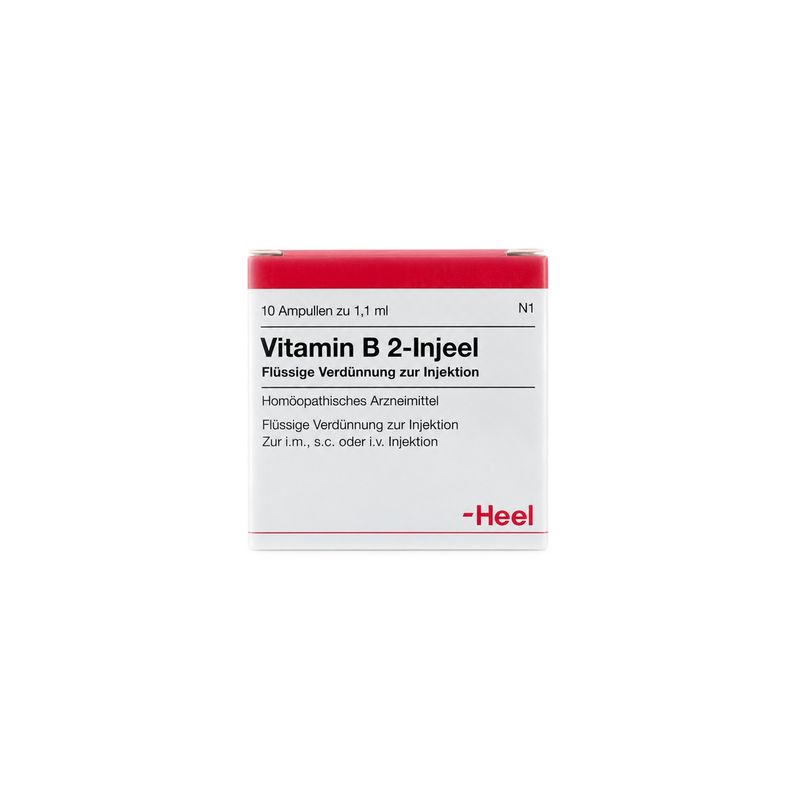 Vitamin B2 Injections:  Homeopathic Riboflavin Injection